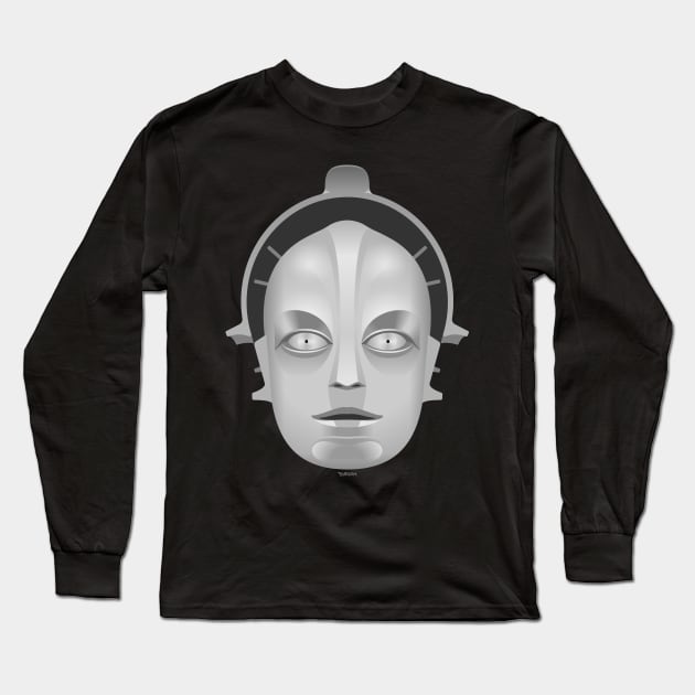 Metropolis robot Long Sleeve T-Shirt by tuditees